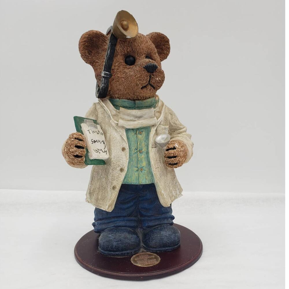 Vintage Doctor Teddy 100th Anniversary of Teddy Bear 1902-2002 9" Tall